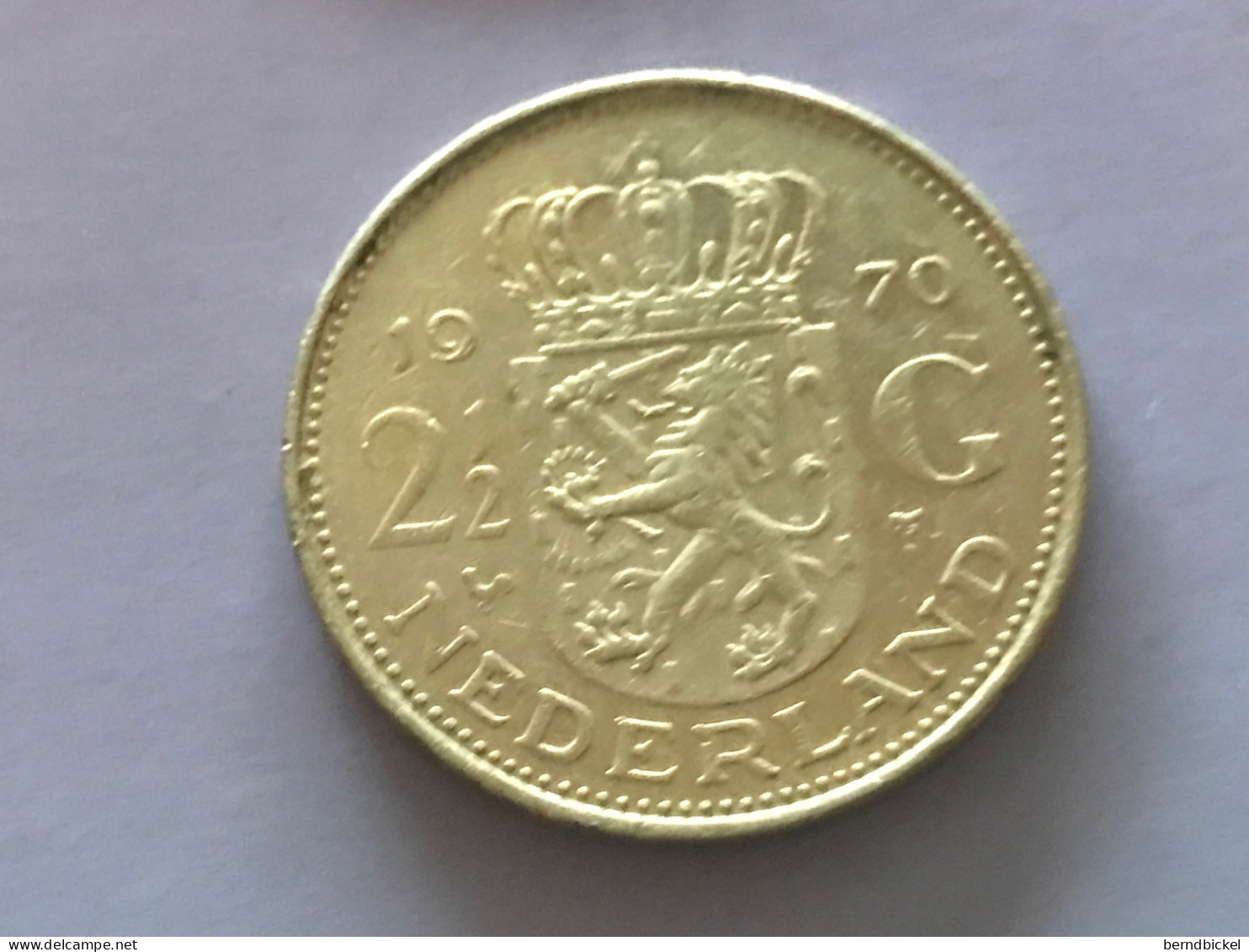 Münze Münzen Umlaufmünze Niederlande 2 1/2 Gulden 1970 - 1948-1980 : Juliana