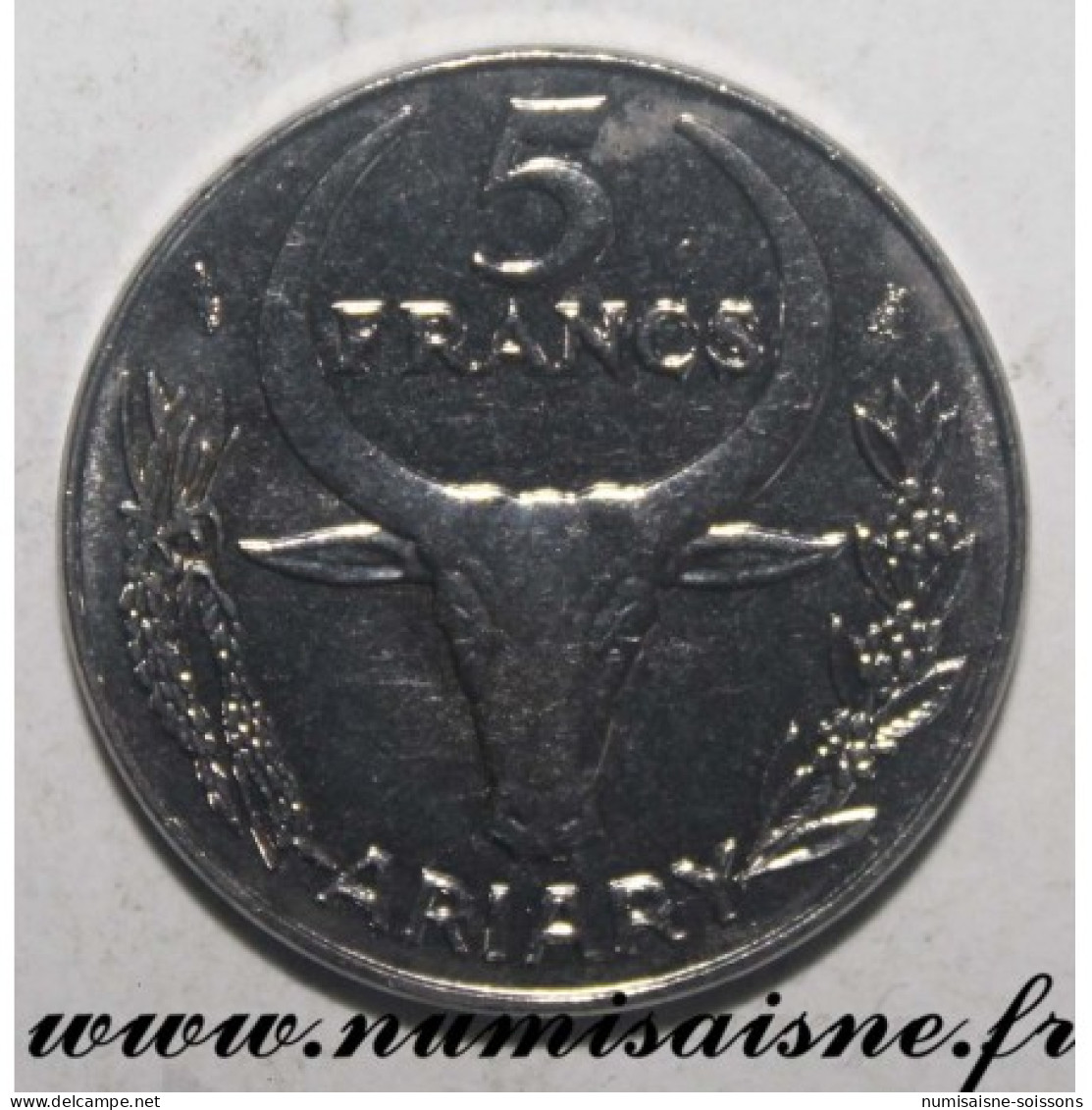 MADAGASCAR - KM 21 - 5 FRANCS 1996 - SPL - Madagascar