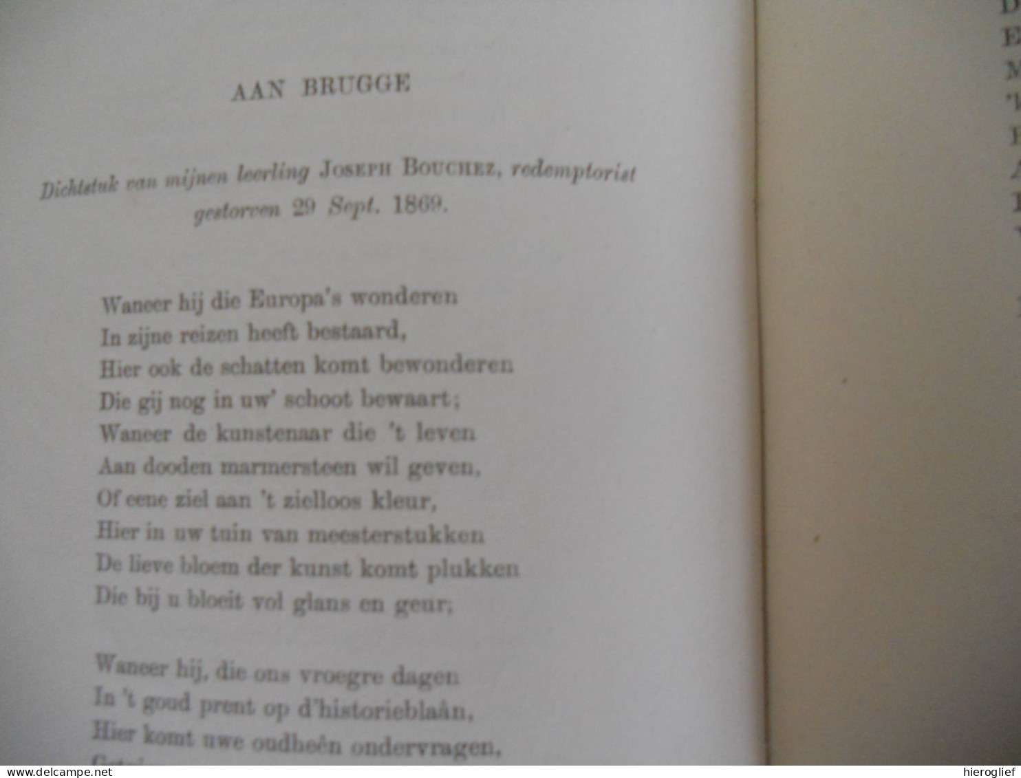 GEDICHTEN Door Leonard Lodewijk De Bo ° Beveren-Leie + Poperinge St Lodewijkscollege Brugge 1874 Waregem - Poésie