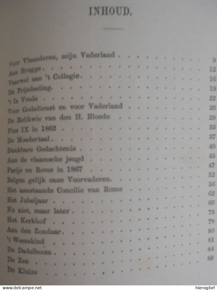 GEDICHTEN door Leonard Lodewijk De Bo ° Beveren-Leie + Poperinge St Lodewijkscollege Brugge 1874 Waregem