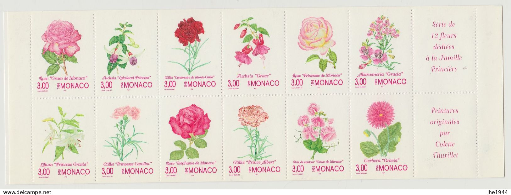 Monaco Carnet N° 12 Flore ** - Booklets