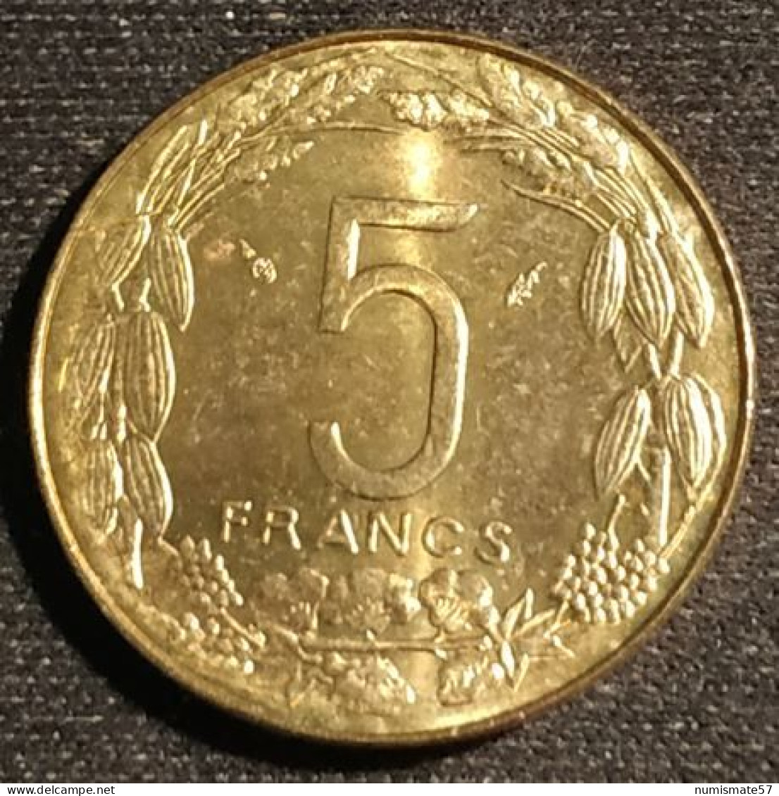 ETATS DE L'AFRIQUE CENTRALE - 5 FRANCS 1981 - KM 7 - Sonstige – Afrika