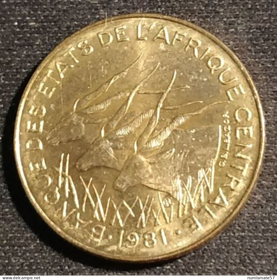 ETATS DE L'AFRIQUE CENTRALE - 5 FRANCS 1981 - KM 7 - Sonstige – Afrika