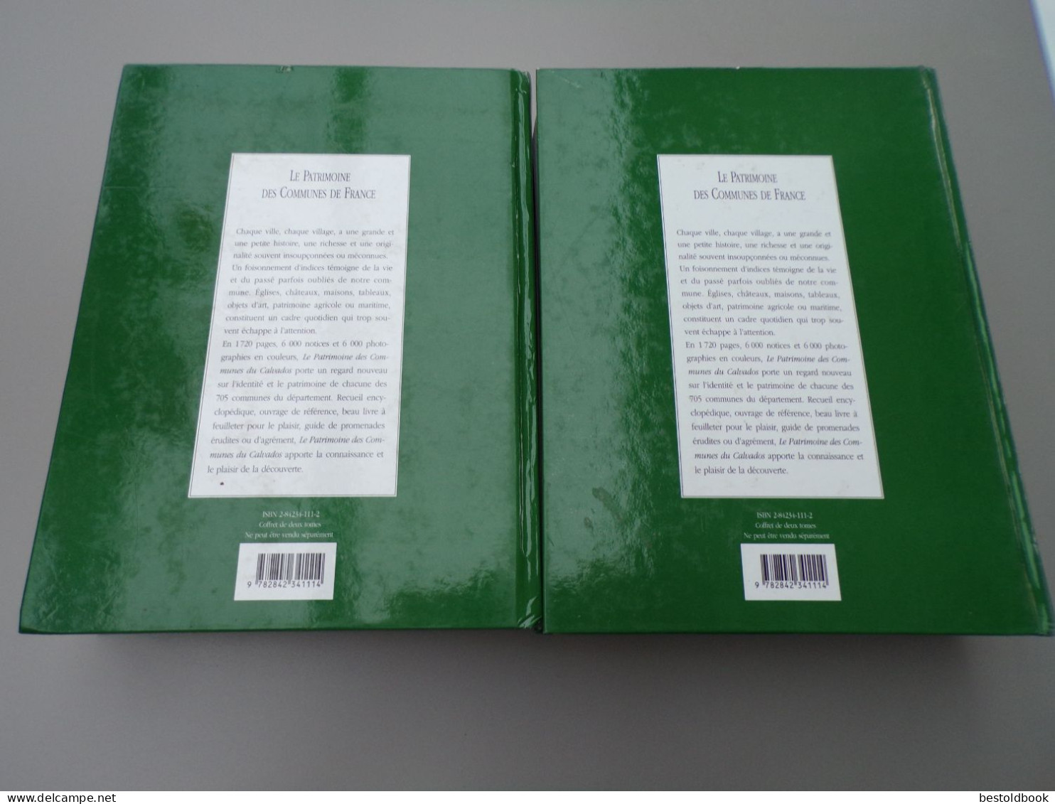 Le patrimoine des communes du Cavados  2 volumes complet - Ed. Flohic