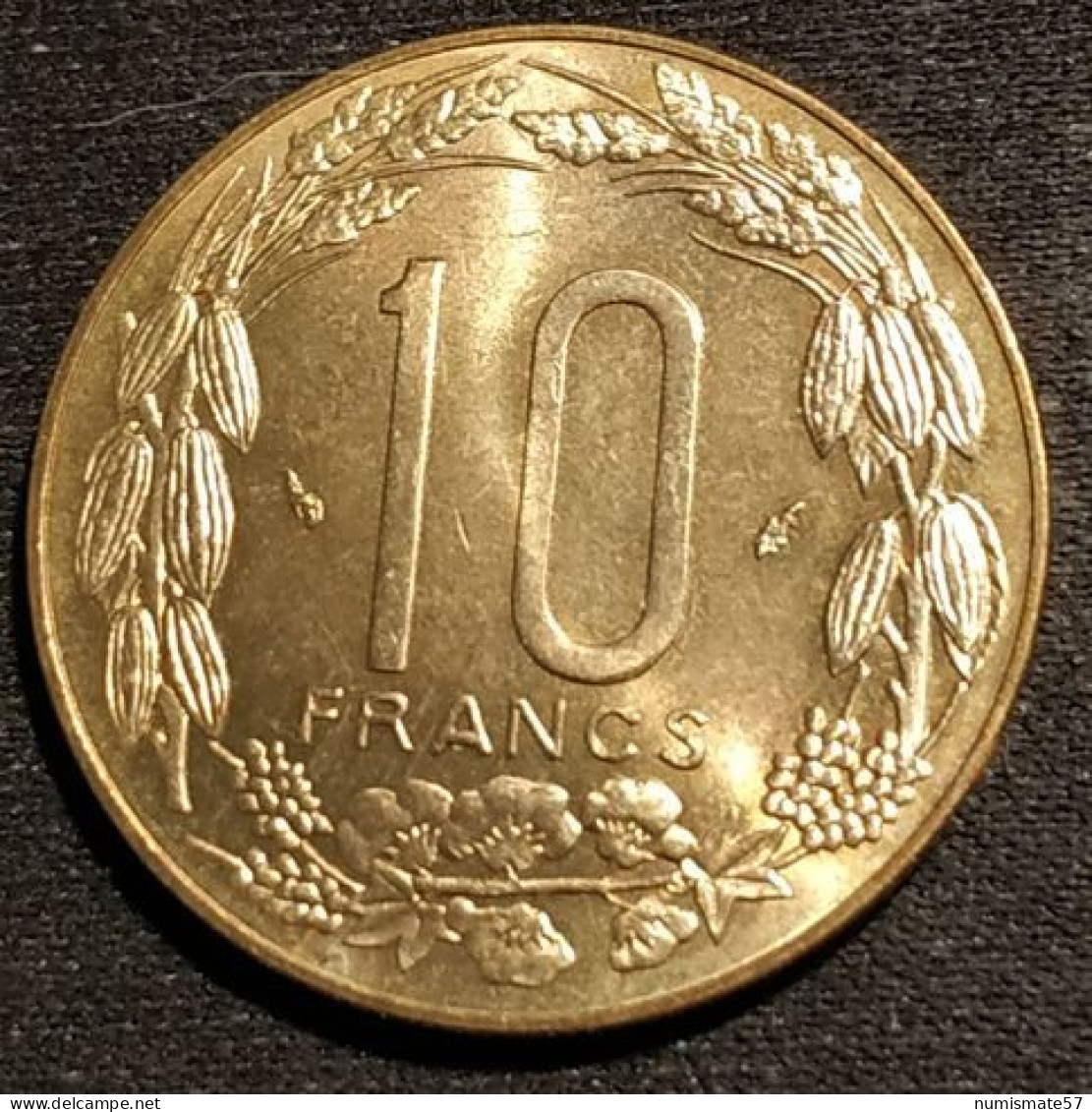 ETATS DE L'AFRIQUE CENTRALE - 10 FRANCS 1977 - KM 9 - Sonstige – Afrika