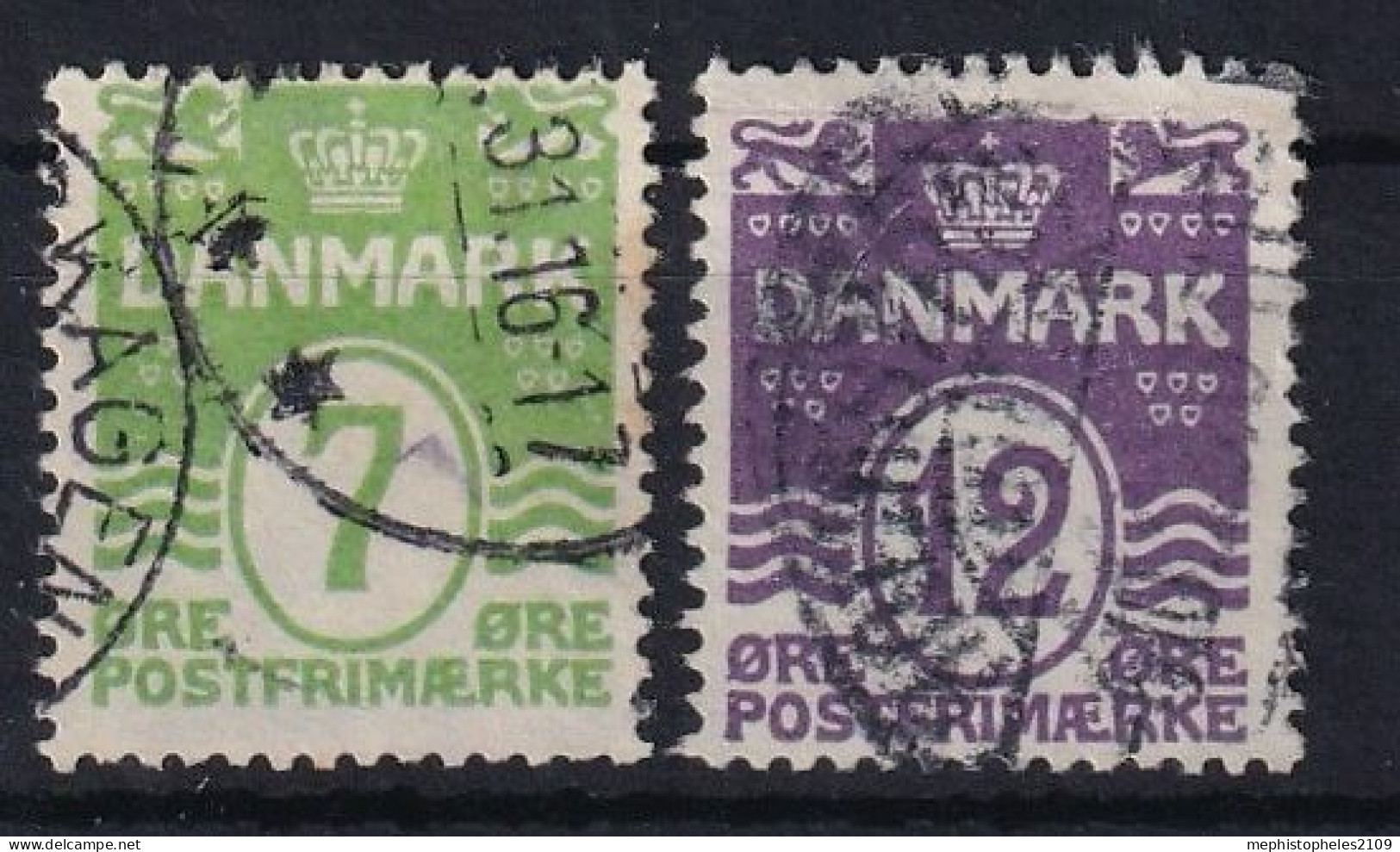 DENMARK 1926 - Canceled - Mi 166, 167 - Used Stamps