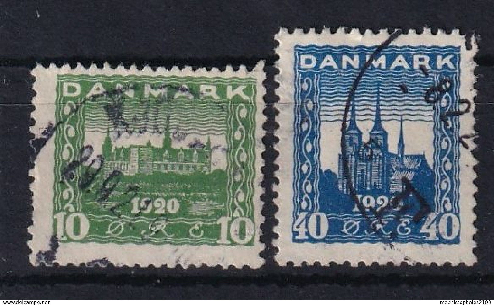 DENMARK 1920 - Canceled - Mi 114, 115 - Gebraucht