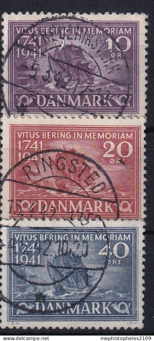 DENMARK 1941 - Canceled - Mi 266-268 - Gebraucht