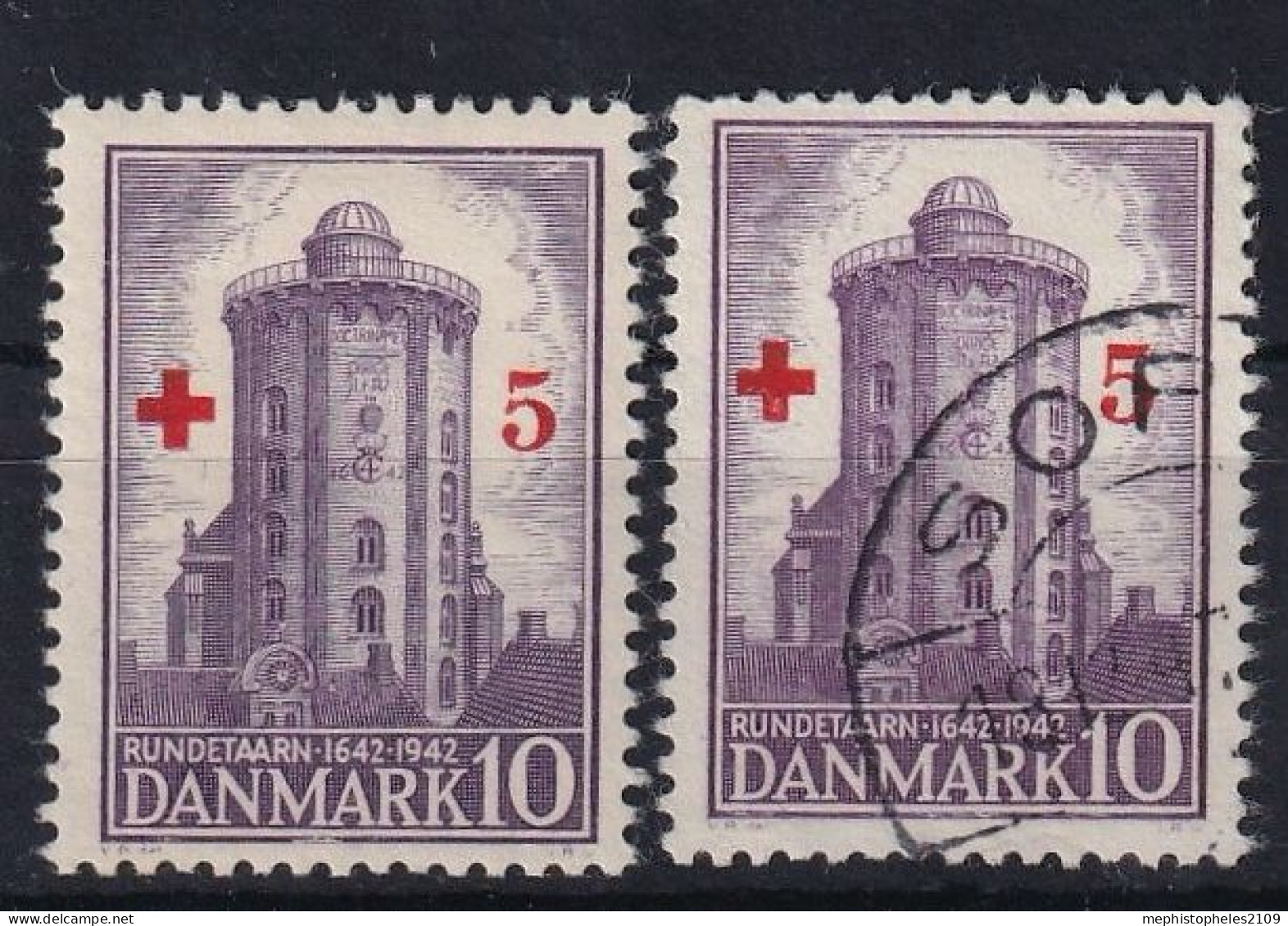DENMARK 1944 - MNH + Canceled - Mi 281 - Nuovi