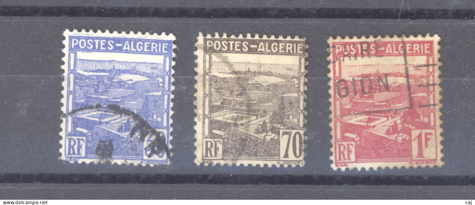 Algérie  :  Yv  163-65  (o) - Used Stamps