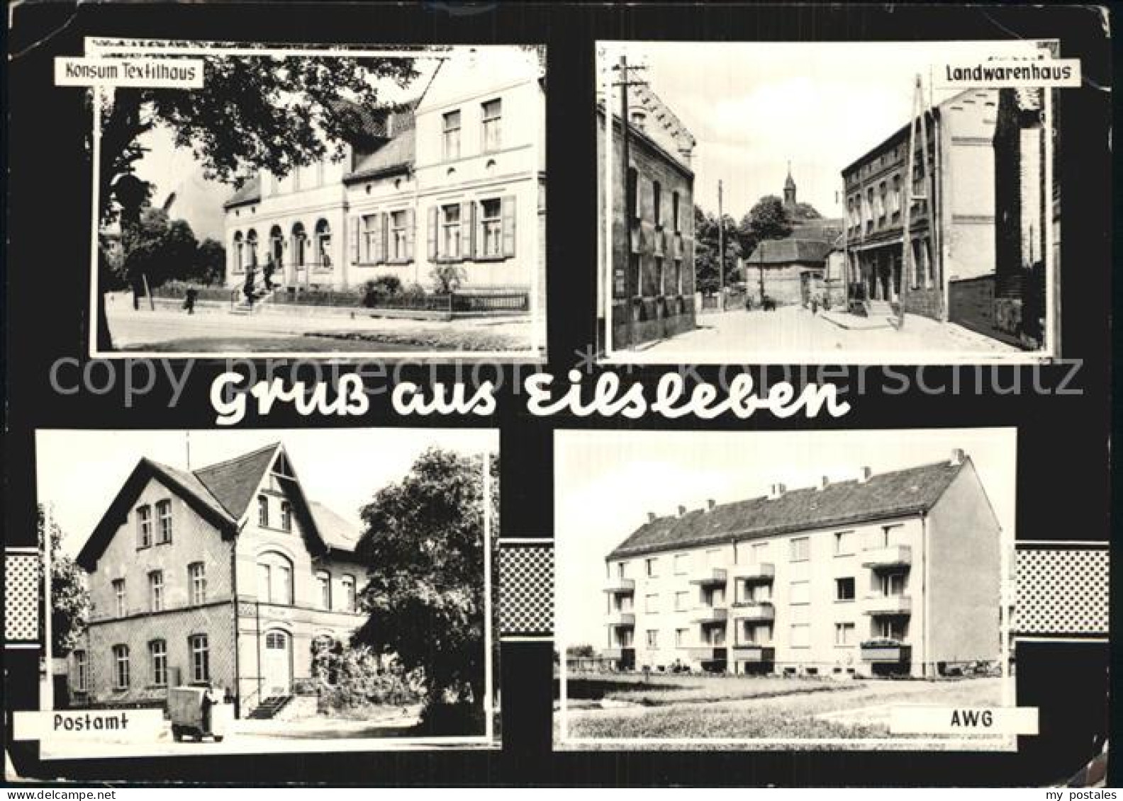 72573340 Eisleben Konsum Textilhaus Postamt Landwarenhaus Eisleben - Eisleben