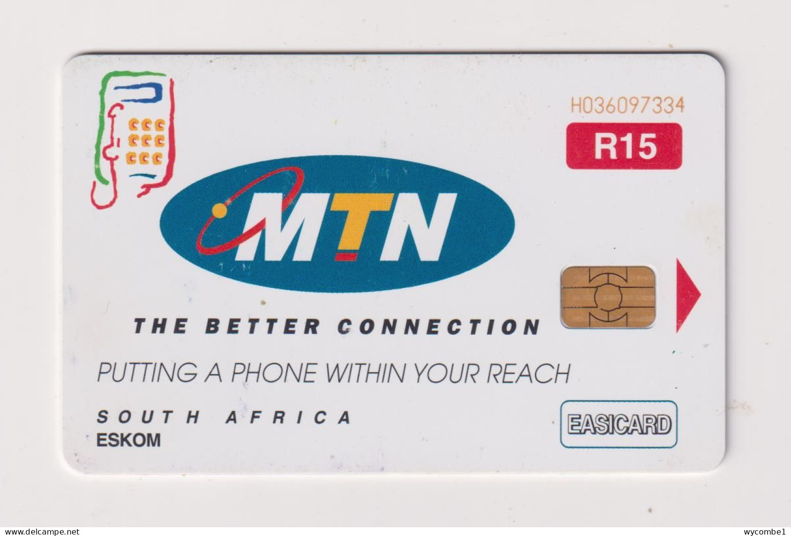 SOUTH  AFRICA - Broken Power Line Chip Phonecard - Sudafrica