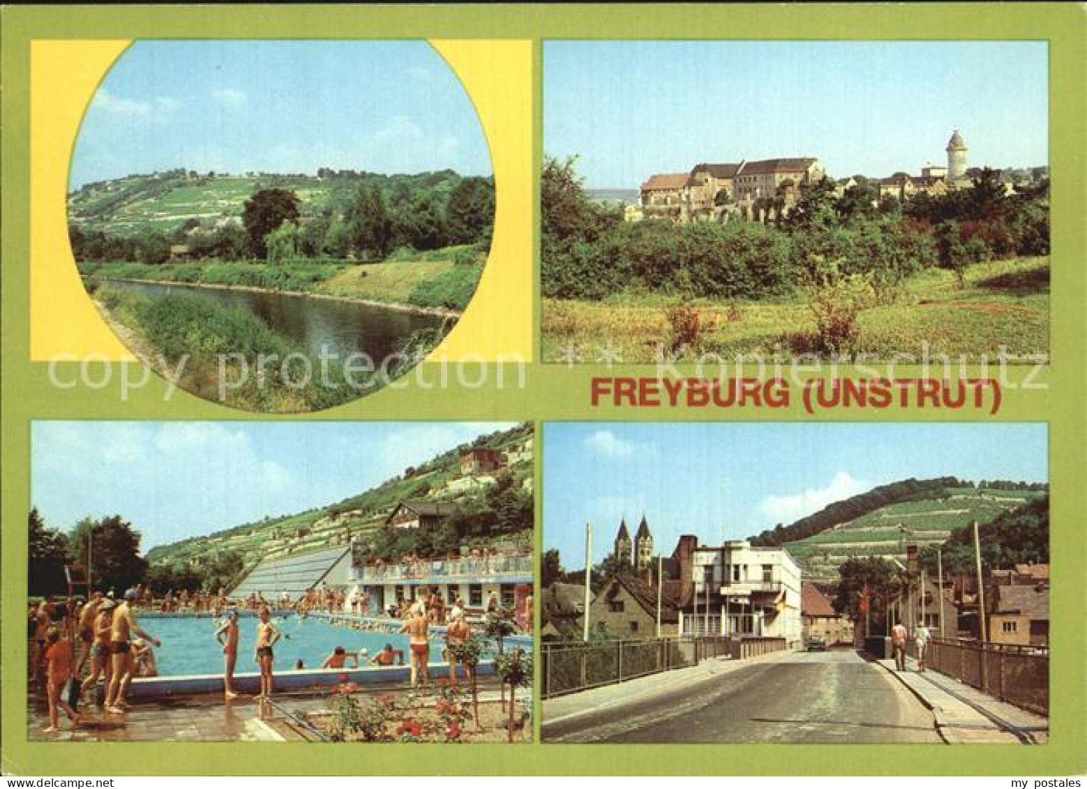 72573219 Freyburg Unstrut Weinberge Neuenburg Freibad Unstruttbruecke Freyburg U - Freyburg A. D. Unstrut