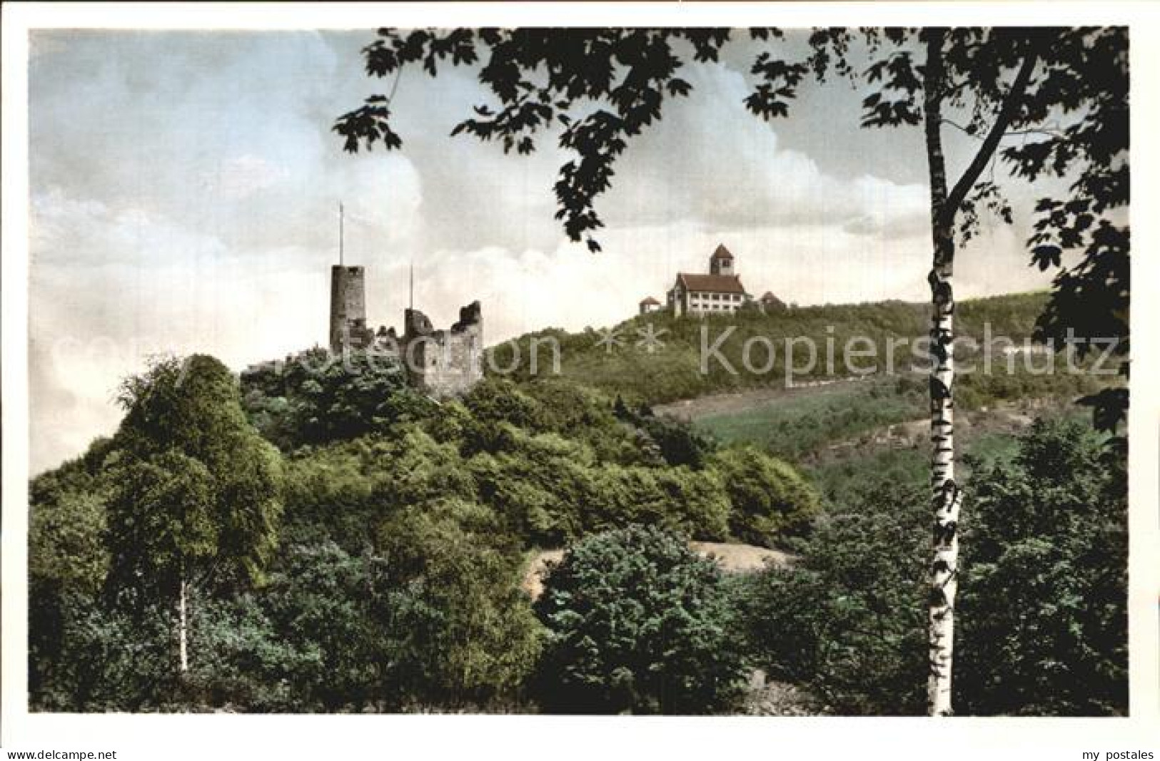 72573070 Weinheim Bergstrasse Burgruine Windeck Wachenburg Weinheim - Weinheim