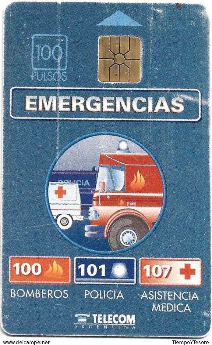 Phonecard - Argentina, Emergencies, Telecom, N°1063 - Argentina