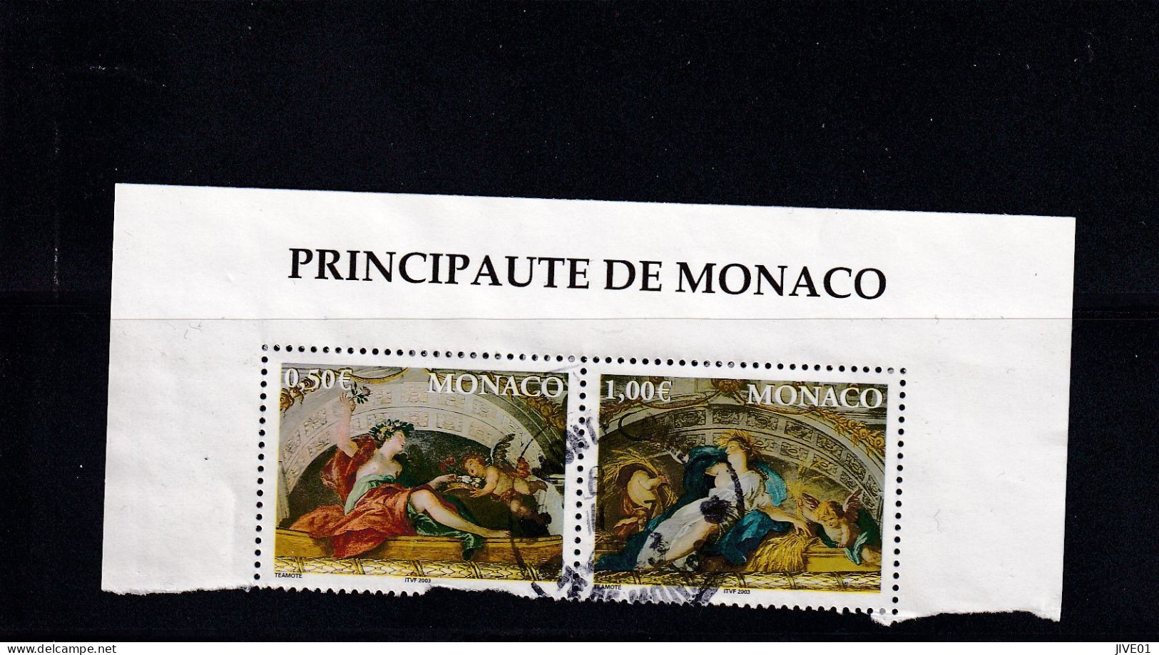 MONACO 2002 : OBLITERES  Y/T  N° 2373 2374  DU BF 87 - Gebraucht