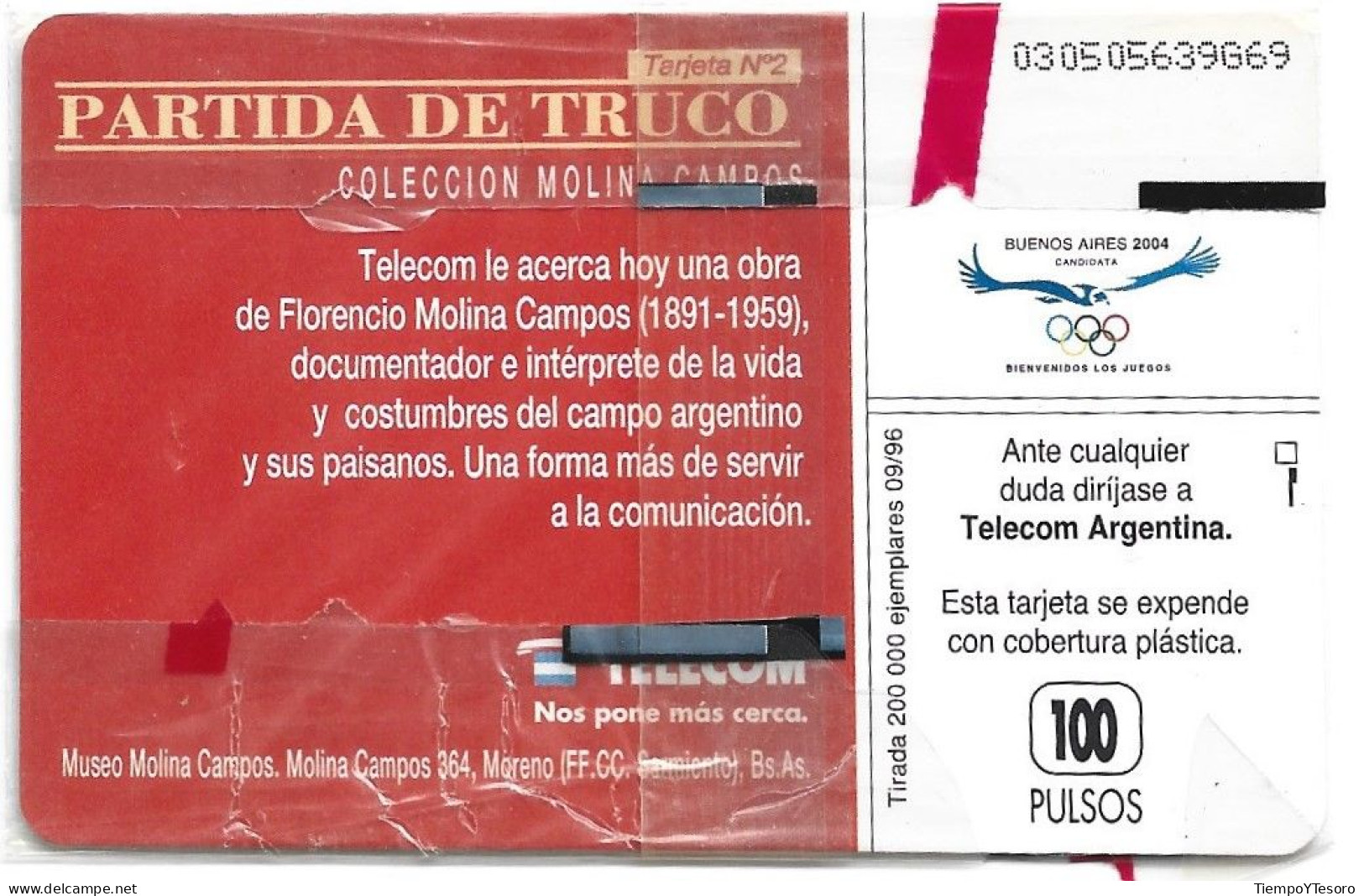 Phonecard - Argentina, Truco Game, Telecom, N°1066 - Argentina