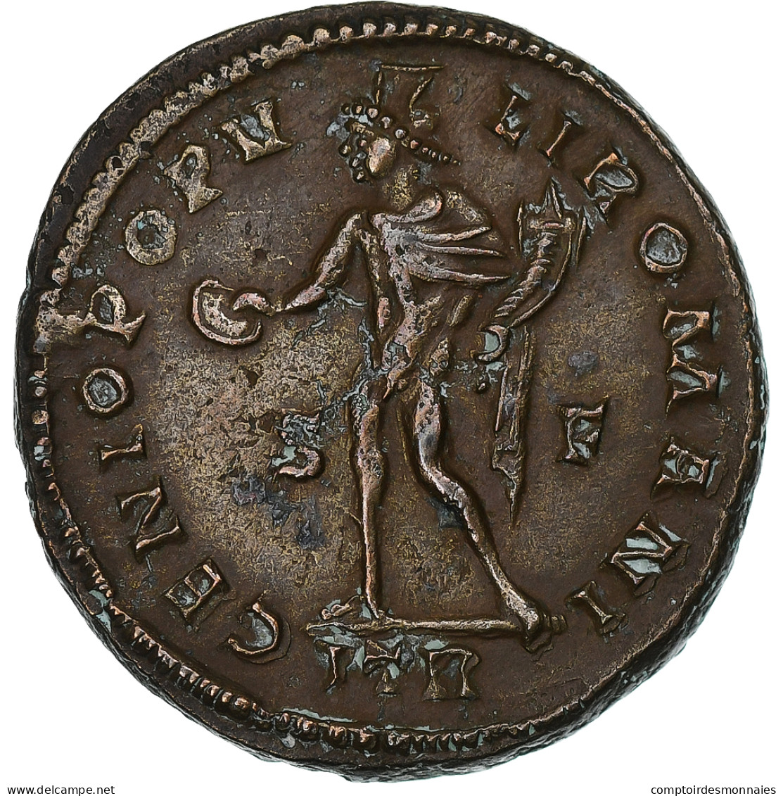 Dioclétien, Follis, 302-303, Treveri, Bronze, SUP, RIC:524a - Die Tetrarchie Und Konstantin Der Große (284 / 307)