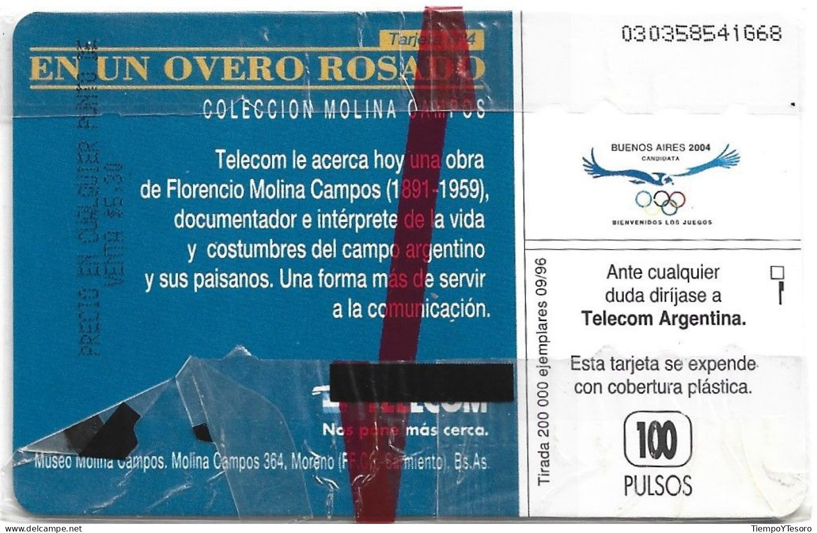 Phonecard - Argentina, Gaucho, Telecom, N°1067 - Argentinien