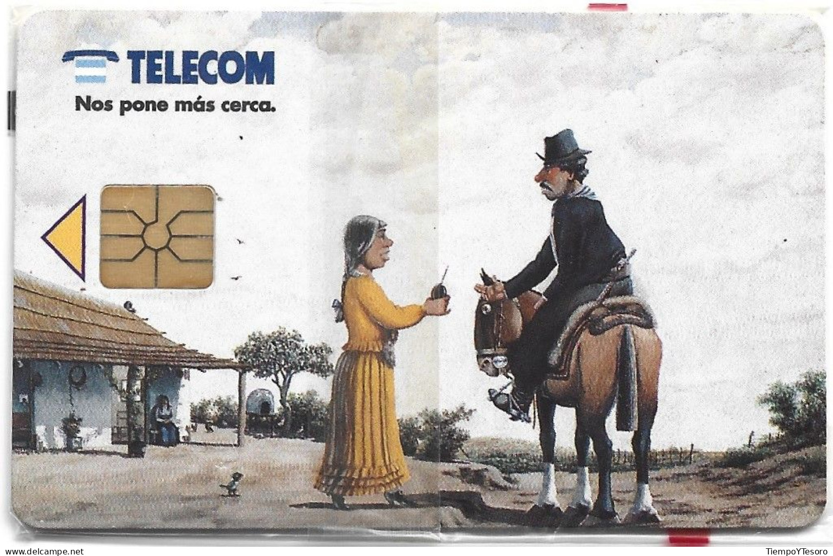Phonecard - Argentina, Gauchos, Telecom, N°1068 - Argentine