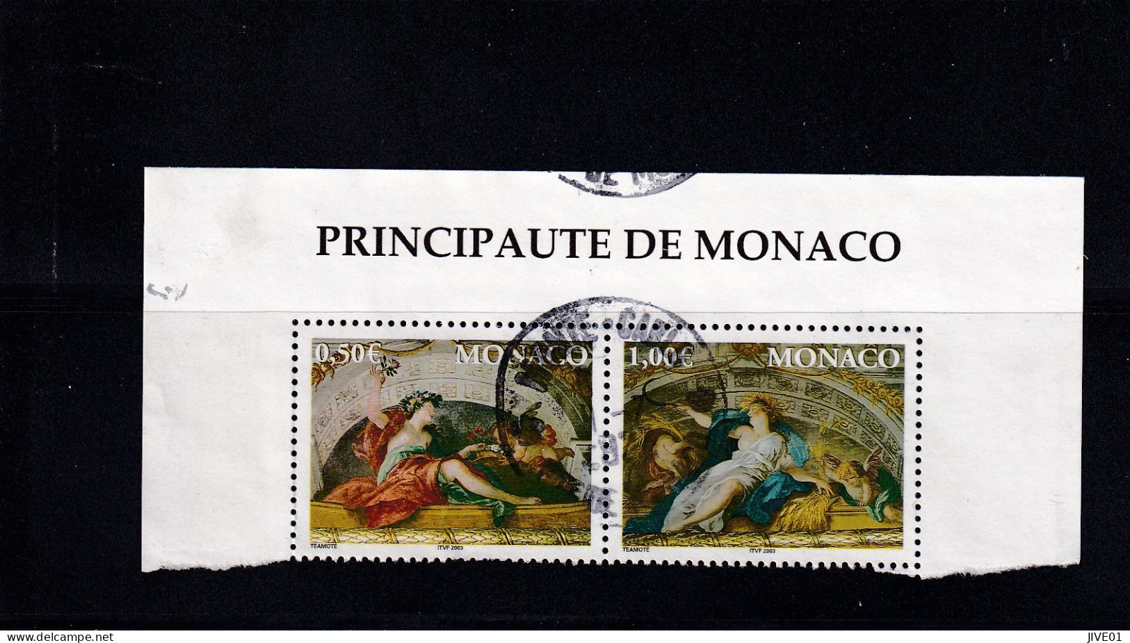 MONACO 2002 : OBLITERES  Y/T  N° 2373 2374  DU BF 87 - Used Stamps