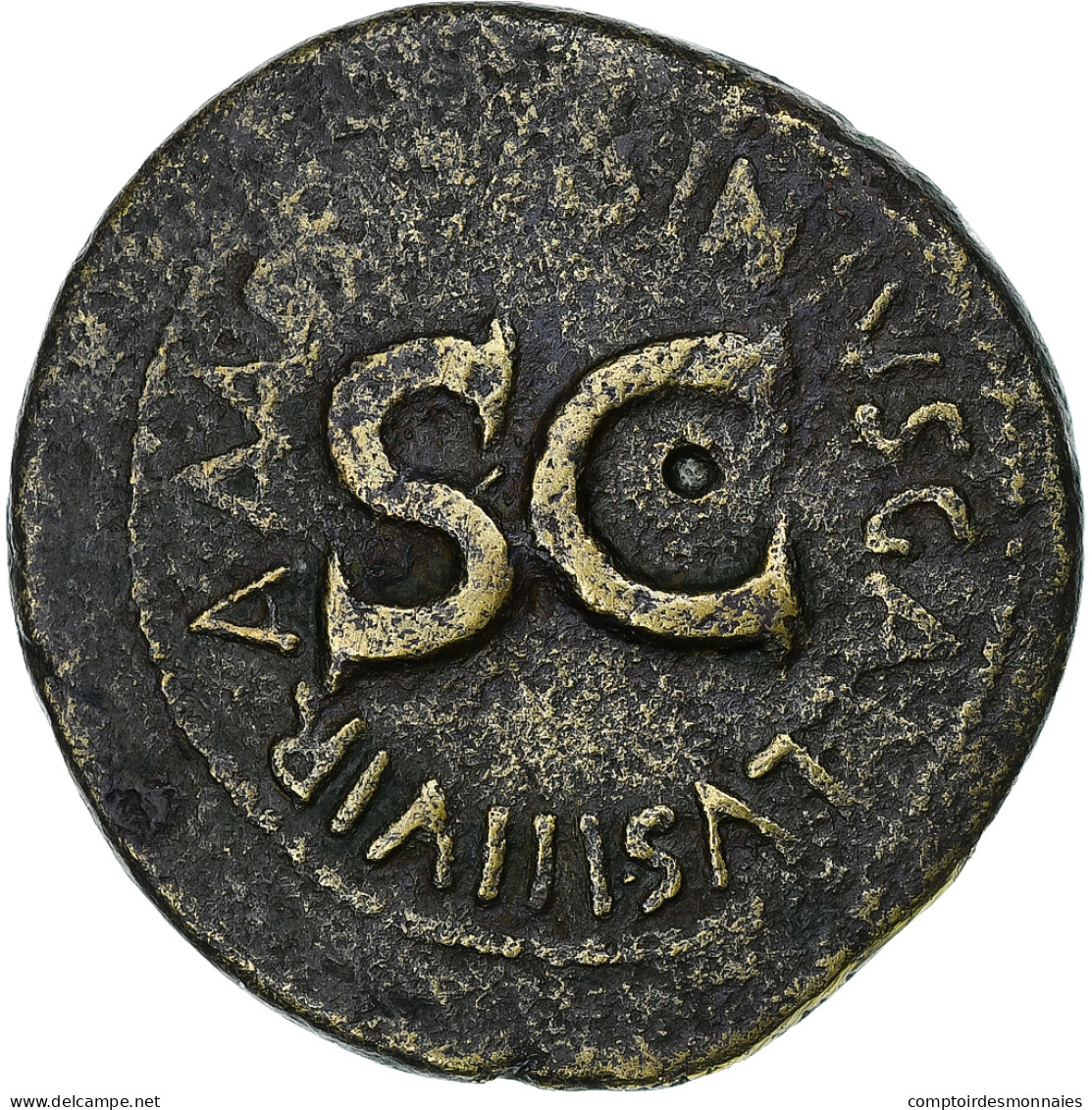 Auguste, Dupondius, 16 BC, Rome, Bronze, TB+, RIC:372 - La Dinastía Julio-Claudia (-27 / 69)