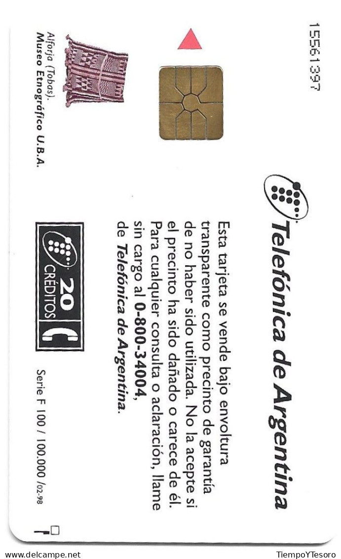 Phonecard - Argentina, Santa Fé, Telefónica, N°1073 - Argentina