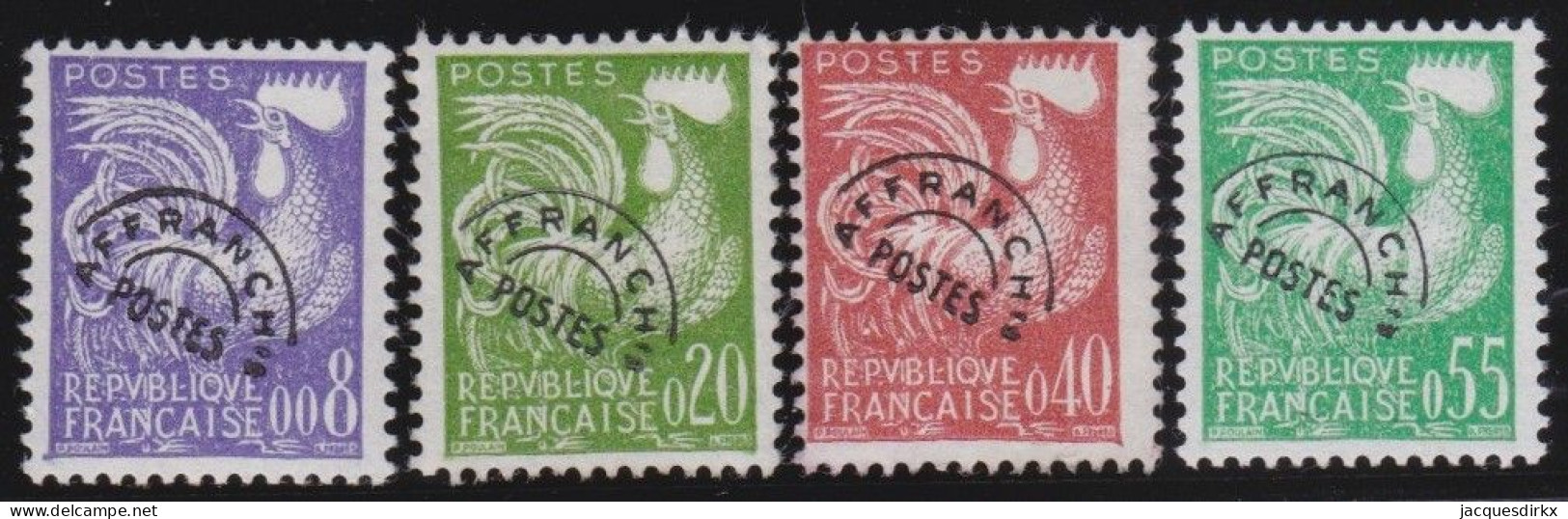 France  .  Y&T   .   PRE  119/122      .     ** (120: *)      .     Neuf Avec Gomme Et SANS Charnière - 1953-1960