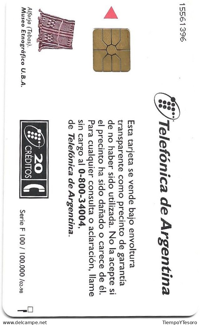 Phonecard - Argentina, Santa Fé 2, Telefónica, N°1074 - Argentina