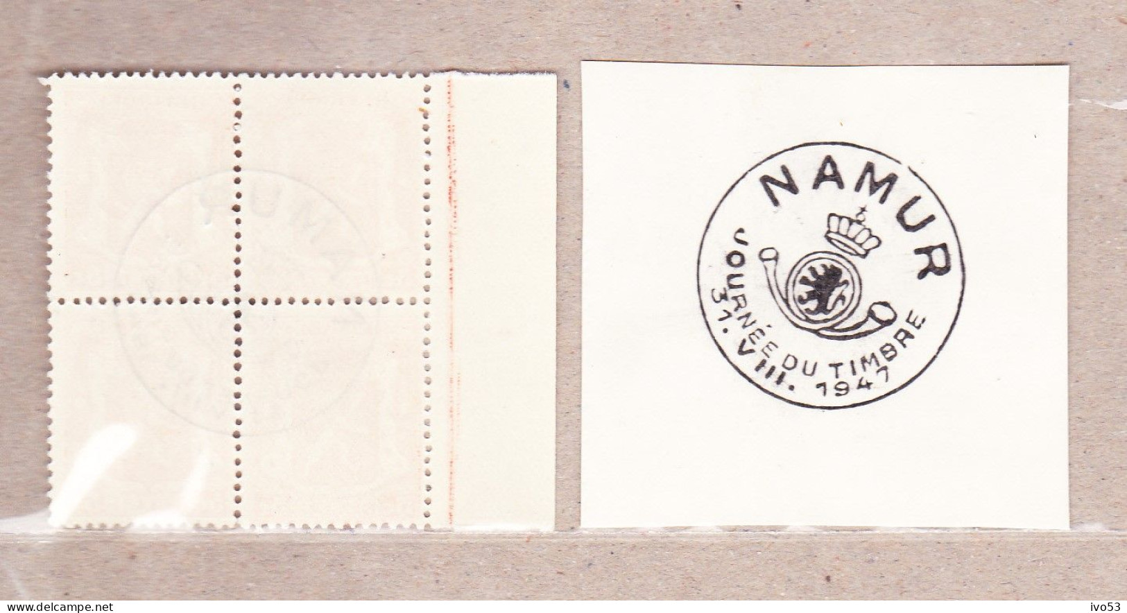 1935 Nr 419** Met Dagstempel,blokje Van 4, "Klein Staatswapen". - 1935-1949 Small Seal Of The State