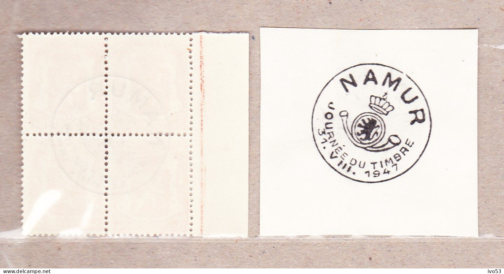 1935 Nr 419** Met Dagstempel,blokje Van 4, "Klein Staatswapen". - 1935-1949 Piccolo Sigillo Dello Stato