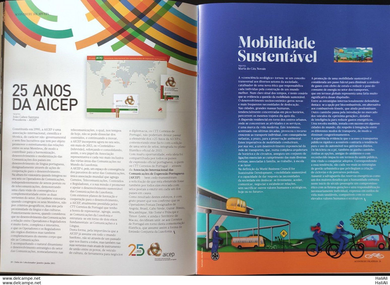 Magazine Revista Clube do Colecionador 2015 n 1 Portugal Philatey