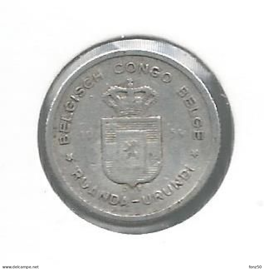 CONGO - BOUDEWIJN * 50 Cent 1954 * Nr 12615 - 1951-1960: Boudewijn I