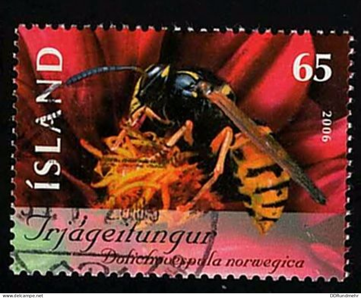 2006 Insekten Michel IS 1142 Stamp Number IS 1089 Yvert Et Tellier IS 1070 Stanley Gibbons IS 1155  Used - Gebruikt