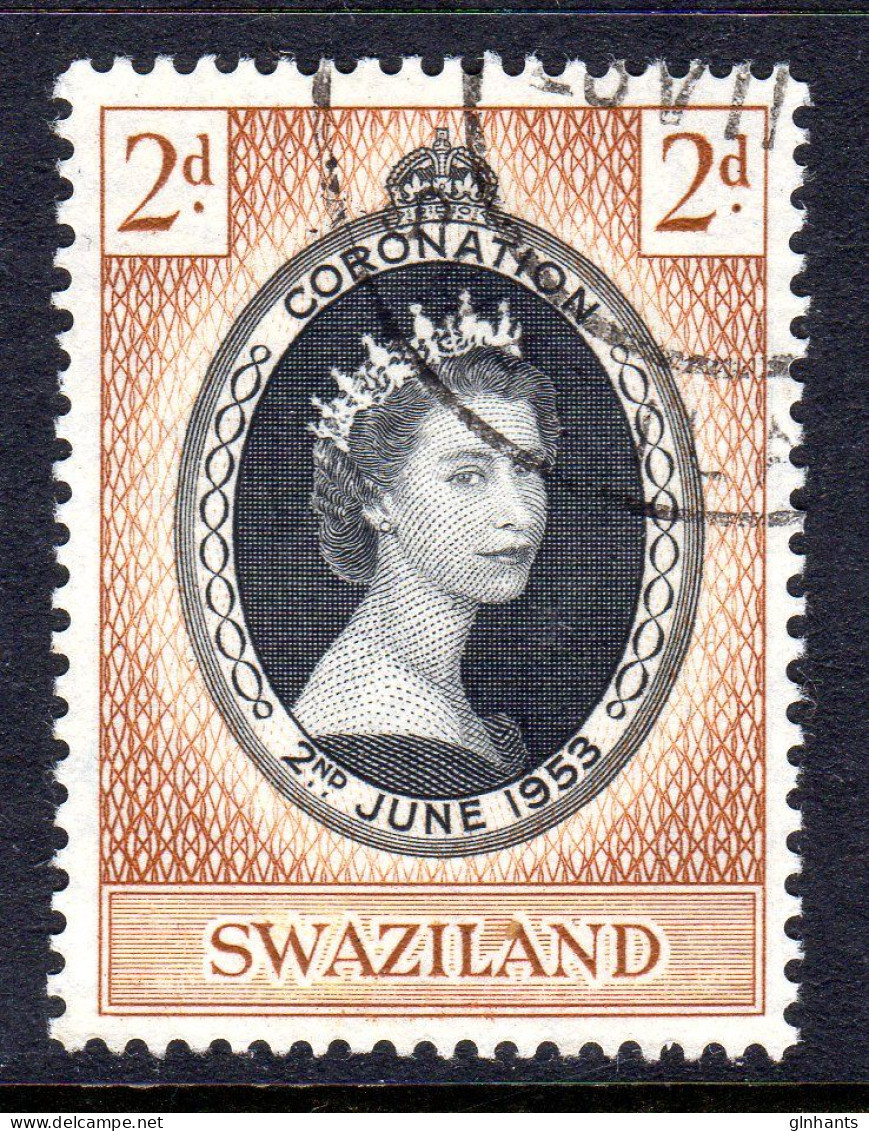 SWAZILAND - 1953 CORONATION STAMP FINE USED SG 52 - Swasiland (...-1967)