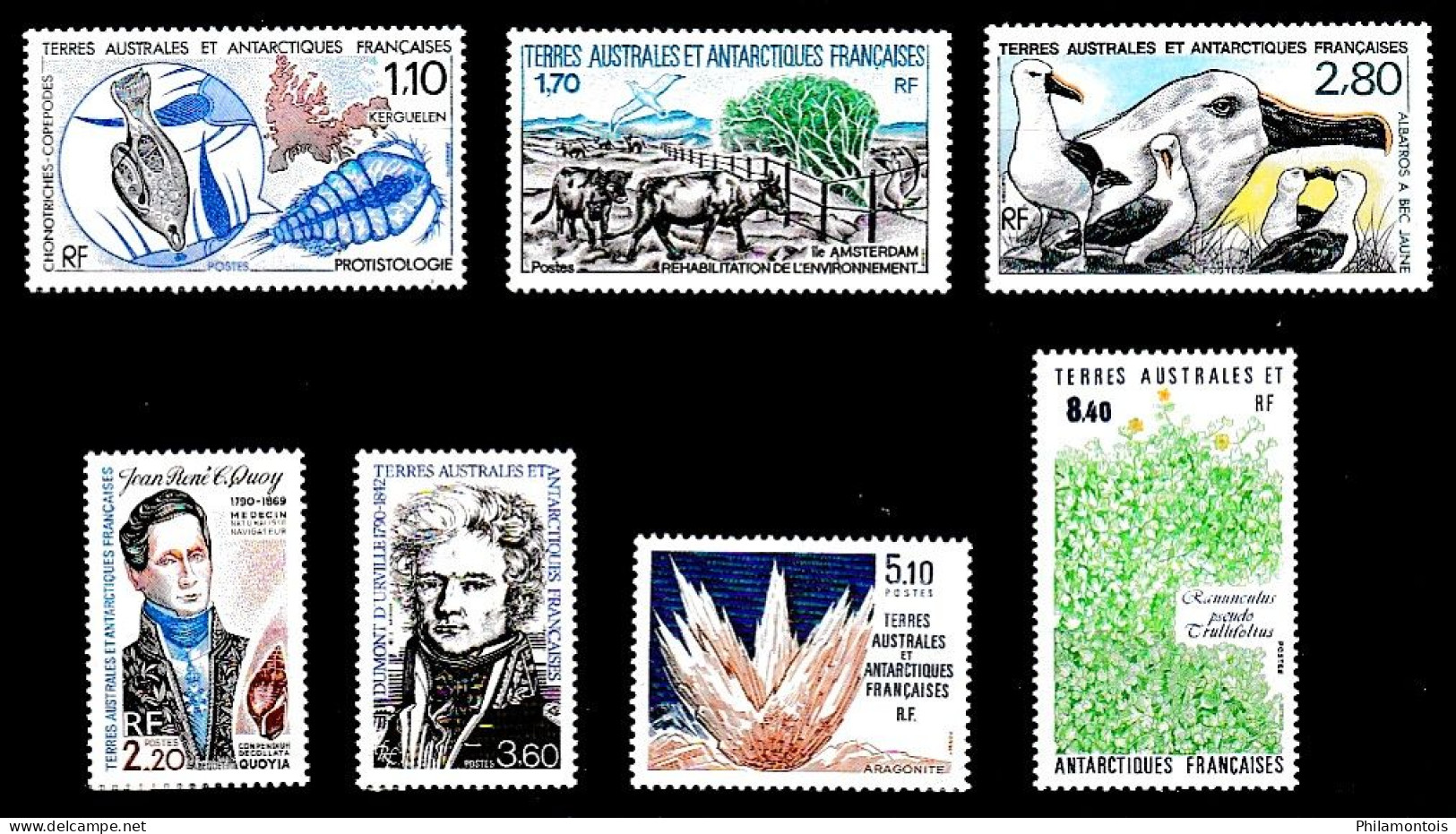 1990 (Poste) - 148 à 154 - Complet 7 Valeurs - Neufs N** - Très Beaux - Full Years