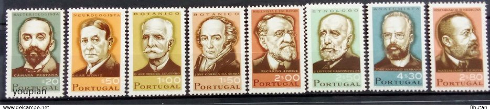 Portugal 1966, Portuguese Scientists, MNH Stamps Set - Neufs