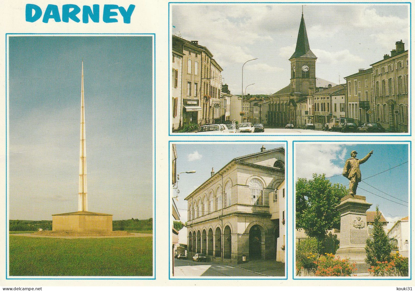 Darney : Monument Franco-Tchécoslovaque , Place Masaryk , Les Halles - Darney