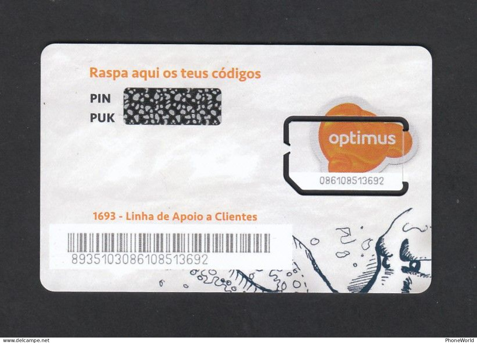 Portugal GSM/SIM Optimus Tag, Octopus, Mint - Portogallo