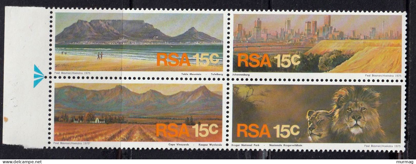 AFRIQUE DU SUD (RSA) - Paysages, Lions - 1975 - MNH - Unused Stamps