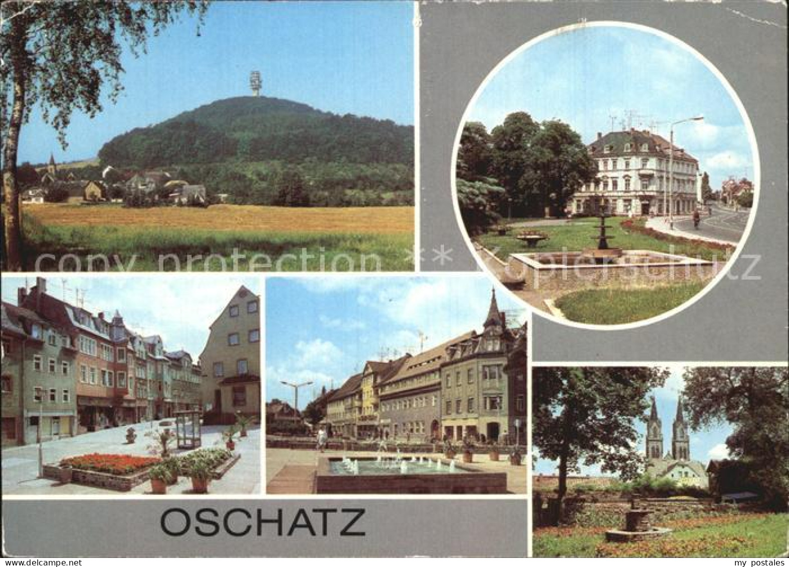 72567629 Oschatz Collmberg Leipziger-Platz Promenade Sporerstrasse  Oschatz - Oschatz