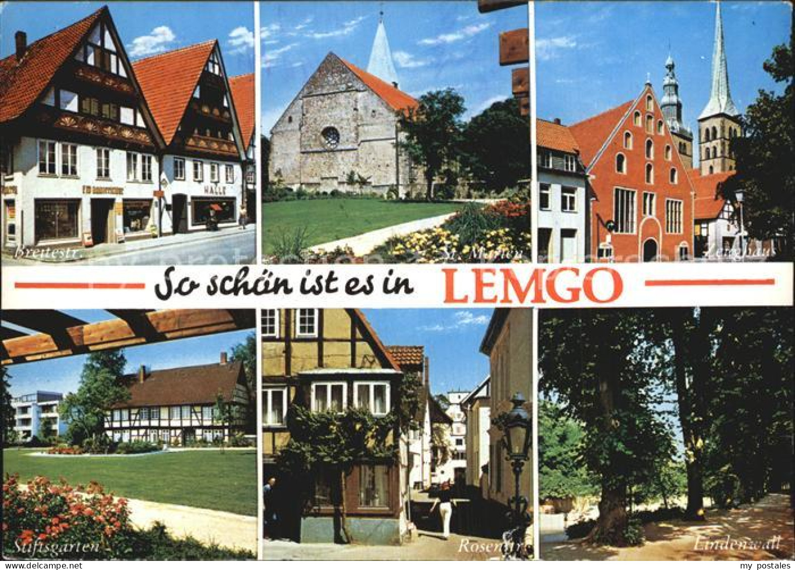 72567619 Lemgo Stiftsgarten Breitestrasse Lindenwall Lemgo - Lemgo