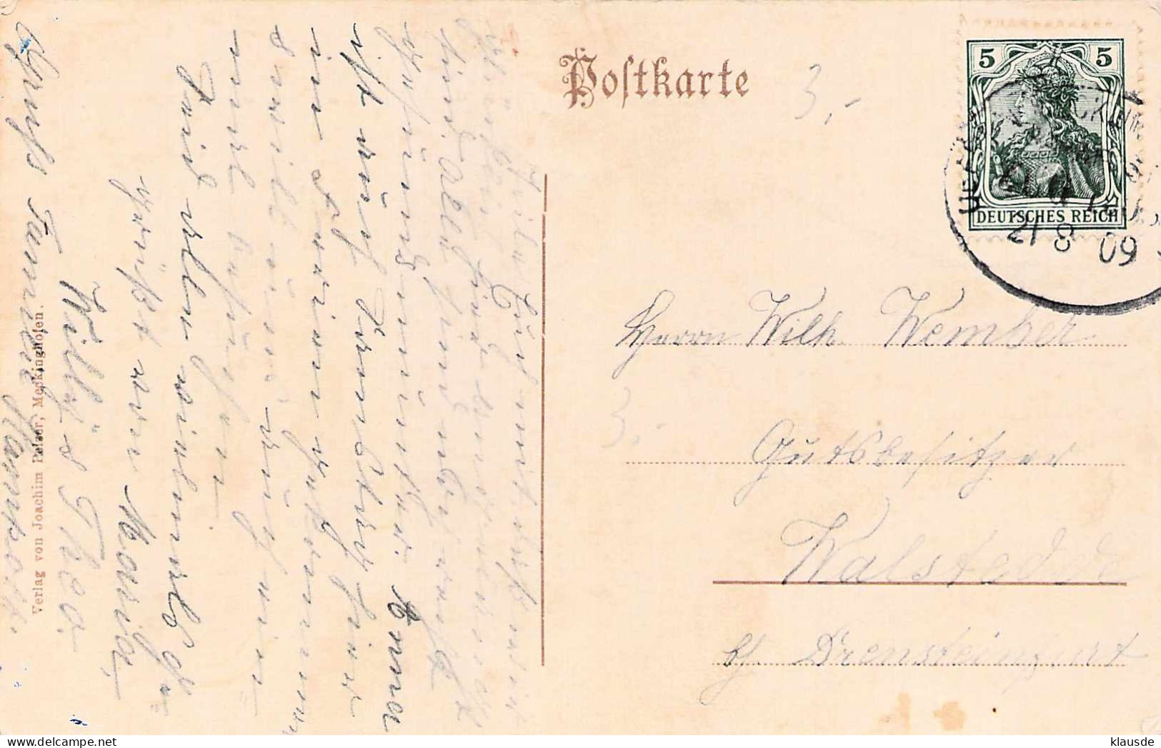 Schiffshebewerk Henrichenburg - Dortmund-Ems-Kanal Gel.1909 Bahnpost - Castrop-Rauxel