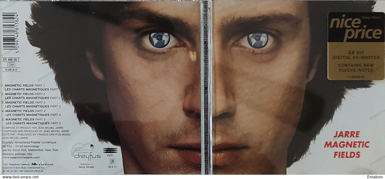 BORGATTA - ELECTRONIC -  Cd JEAN MICHEL JARRE - MAGNETIC FIELDS  - EPIC 1997 -  USATO In Buono Stato - Strumentali