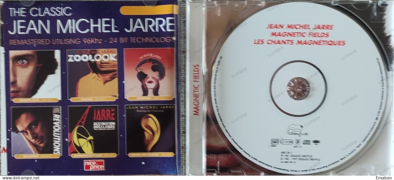 BORGATTA - ELECTRONIC -  Cd JEAN MICHEL JARRE - MAGNETIC FIELDS  - EPIC 1997 -  USATO In Buono Stato - Strumentali