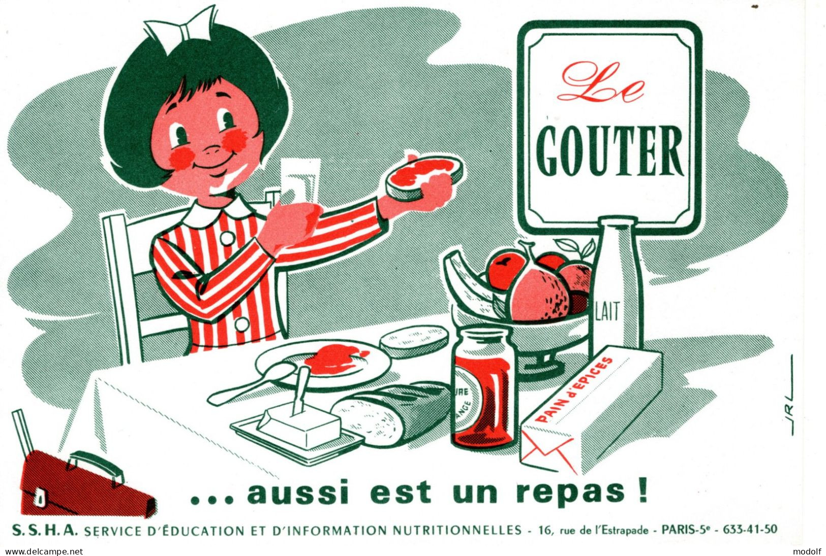 Buvard S.S.H.A. Le Gouter - Infantiles