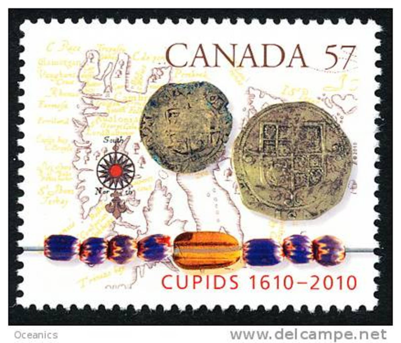 Canada (Scott No.2403 - Cupids 1610-2010) [**] - Unused Stamps