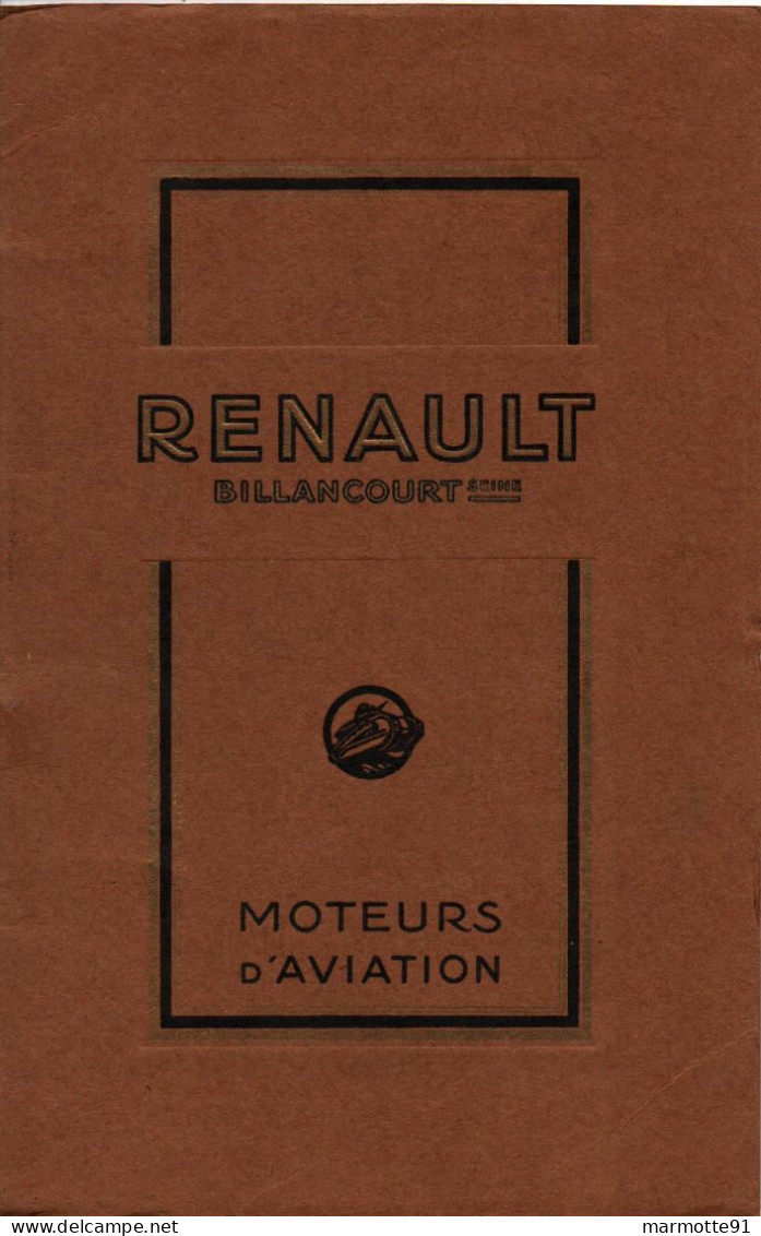 RENAULT MOTEURS  AVIATION - Flugzeuge