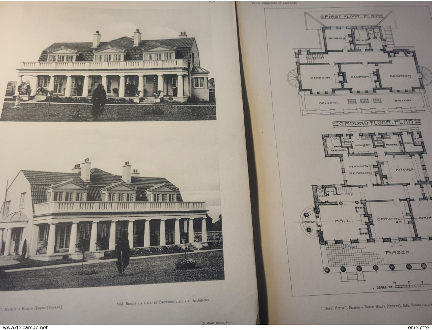 ANGLETERRE /DORIC HOUSE MAISON A BURGH HEATH SURREY - Architecture