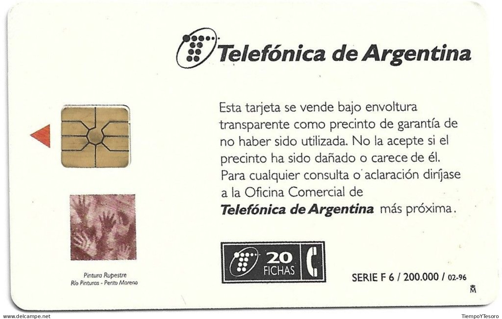 Phonecard - Argentina, Santa Cruz, Telefónica, N°1099 - Argentine